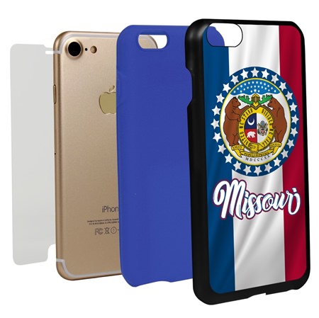 Guard Dog Missouri State Flag Hybrid Phone Case for iPhone 7/8/SE
