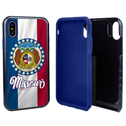 
Guard Dog Missouri State Flag Hybrid Phone Case for iPhone X / Xs