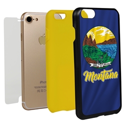 
Guard Dog Montana State Flag Hybrid Phone Case for iPhone 7/8/SE