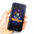 Guard Dog Michigan Torn State Flag Hybrid Phone Case for iPhone X / Xs
