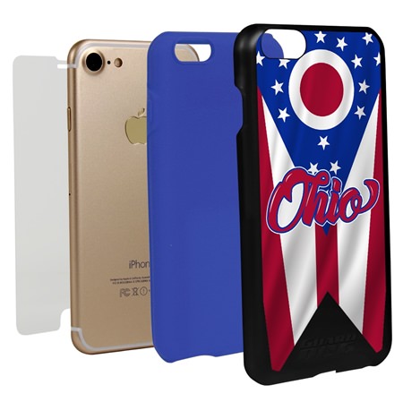 Guard Dog Ohio State Flag Hybrid Phone Case for iPhone 7/8/SE
