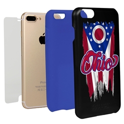 
Guard Dog Ohio Torn State Flag Hybrid Phone Case for iPhone 7 Plus / 8 Plus