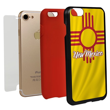 Guard Dog New Mexico State Flag Hybrid Phone Case for iPhone 7/8/SE
