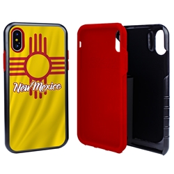 
Guard Dog New Mexico State Flag Hybrid Phone Case for iPhone X / Xs