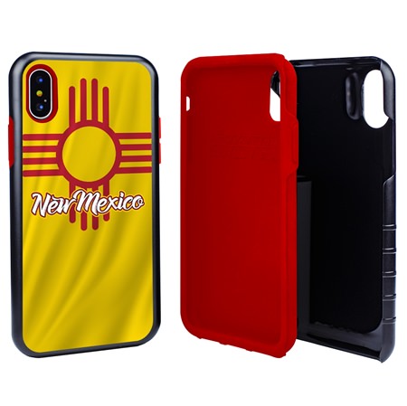 Guard Dog New Mexico State Flag Hybrid Phone Case for iPhone X / Xs
