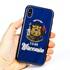 Guard Dog Wisconsin State Flag Hybrid Phone Case for iPhone X / Xs
