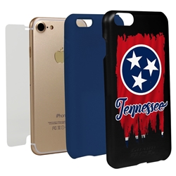 
Guard Dog Tennessee Torn State Flag Hybrid Phone Case for iPhone 7/8/SE