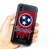 Guard Dog Tennessee Torn State Flag Hybrid Phone Case for iPhone X / Xs
