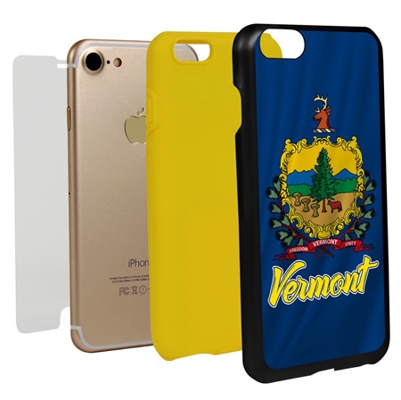 Guard Dog Vermont State Flag Hybrid Phone Case for iPhone 7/8/SE
