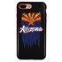 Guard Dog Arizona Torn State Flag Hybrid Phone Case for iPhone 7 Plus / 8 Plus
