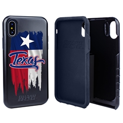 
Guard Dog Texas Torn State Flag Hybrid Phone Case for iPhone X / Xs