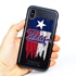 Guard Dog Texas Torn State Flag Hybrid Phone Case for iPhone X / Xs
