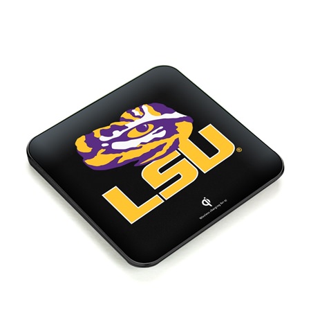 LSU Tigers QuikCharge Wireless Charger - Qi Certified
