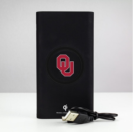 Oklahoma Sooners 8000WX Wireless Mobile Charger - Qi Certified
