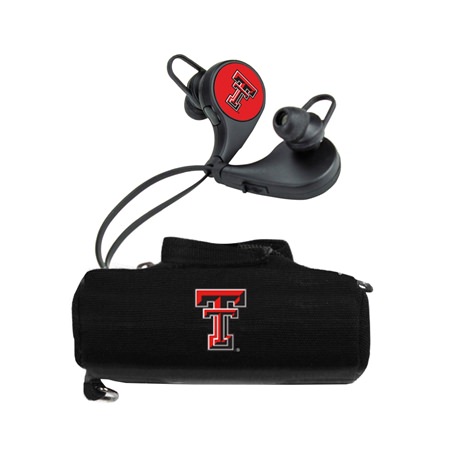 Texas Tech Red Raiders HX-300 Bluetooth Earbuds
