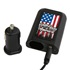 American Flag Collection WP-210 2 in 1 Car/Wall Charger Combo
