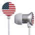 American Flag Collection Scorch Earbuds with BudBag
