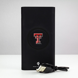 
Texas Tech Red Raiders 8000WX Wireless Mobile Charger - Qi Certified
