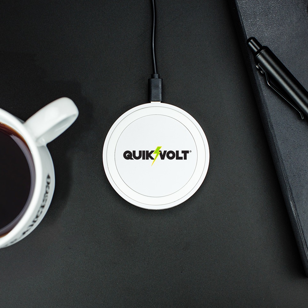 White QuikVolt UCLA Bruins Launch Pad Wireless Charger 