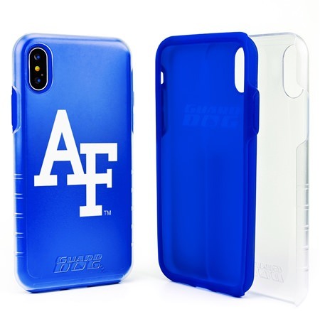 Guard Dog Air Force Falcons Clear Hybrid Phone Case for iPhone XS Max 
