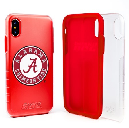 Guard Dog Alabama Crimson Tide Clear Hybrid Phone Case for iPhone XS Max 
