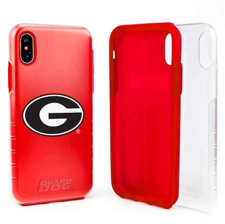 Guard Dog Georgia Bulldogs Clear Hybrid Phone Case for iPhone XS Max 

