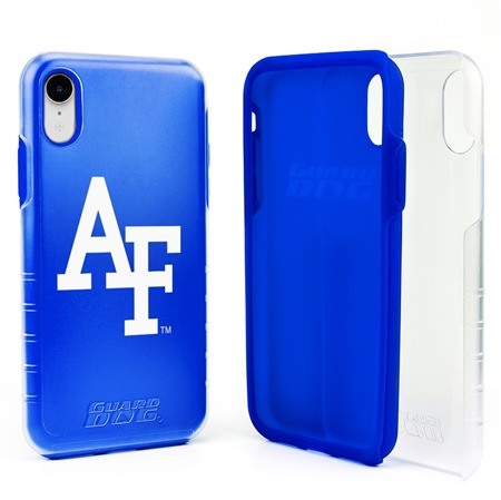 Guard Dog Air Force Falcons Clear Hybrid Phone Case for iPhone XR 
