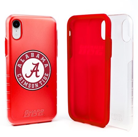 Guard Dog Alabama Crimson Tide Clear Hybrid Phone Case for iPhone XR 
