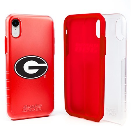 Guard Dog Georgia Bulldogs Clear Hybrid Phone Case for iPhone XR 
