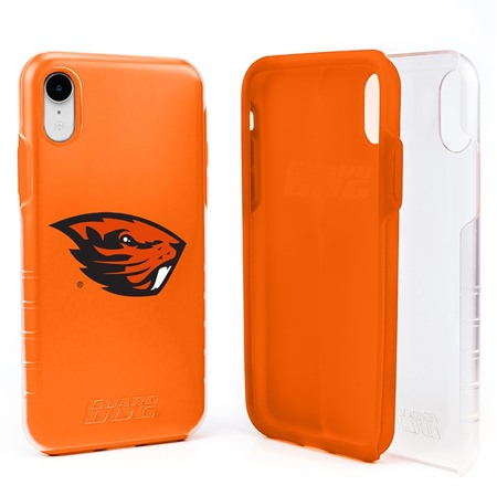 Guard Dog Oregon State Beavers Clear Hybrid Phone Case for iPhone XR 
