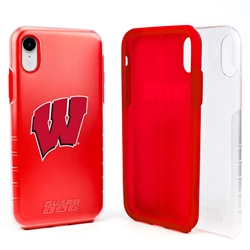 
Guard Dog Wisconsin Badgers Clear Hybrid Phone Case for iPhone XR 