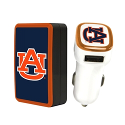 
Auburn Tigers Wall Charger / Car Charger Pack