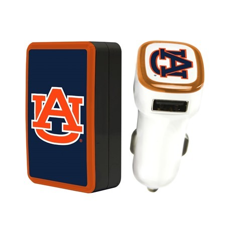 Auburn Tigers Wall Charger / Car Charger Pack
