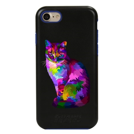 Guard Dog Motley Cat Hybrid Phone Case for iPhone 7/8/SE 

