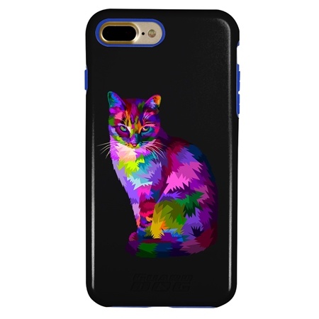 Guard Dog Motley Cat Hybrid Phone Case for iPhone 7 Plus / 8 Plus 
