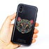 Guard Dog India Ink Cat Hybrid Phone Case for iPhone X / XS 
