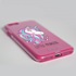 Guard Dog Little Princess Unicorn Hybrid Phone Case for iPhone 7/8/SE , Clear with Pink Silicone
