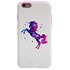 Guard Dog Unicorn Stallion Hybrid Phone Case for iPhone 6 Plus / 6s Plus , White with Pink Silicone
