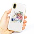 Guard Dog Starry Eye Unicorn Hybrid Phone Case for iPhone X / XS , White with Yellow Silicone
