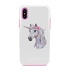 Guard Dog Unicorn Maiden Hybrid Phone Case for iPhone XS Max , White with Pink Silicone

