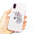 Guard Dog Unicorn Maiden Hybrid Phone Case for iPhone XS Max , White with Pink Silicone
