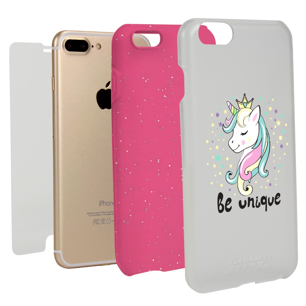 iPhone 8 Head Case Designs Unicorn Spirit Animal Illustrations Hybrid Case for iPhone 7
