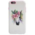 Guard Dog Spring Flowers Unicorn Hybrid Phone Case for iPhone 6 Plus / 6s Plus , White with Pink Silicone
