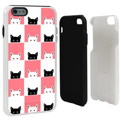 
Guard Dog Checkerboard Kitties Hybrid Phone Case for iPhone 6 Plus / 6s Plus 