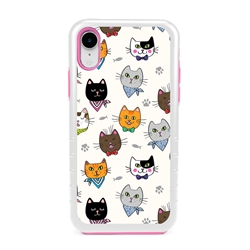 
Guard Dog Bandanas and Bows Cat Hybrid Phone Case for iPhone XR 
