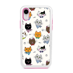 
Guard Dog Bandanas and Bows Cat Hybrid Phone Case for iPhone XR 