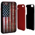 Guard Dog American Might Rugged American Flag Hybrid Phone Case for iPhone 6 Plus / 6s Plus , Black
