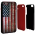 Guard Dog American Might Rugged American Flag Hybrid Phone Case for iPhone 6 Plus / 6s Plus , Black
