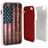 Guard Dog American Might Rugged American Flag Hybrid Phone Case for iPhone 6 Plus / 6s Plus , White
