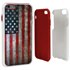 Guard Dog American Might Rugged American Flag Hybrid Phone Case for iPhone 6 Plus / 6s Plus , White

